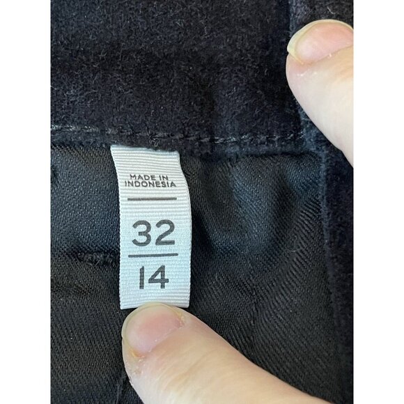 LOFT Black Velvet Slim Flare Pants 14 - Picture 7 of 9